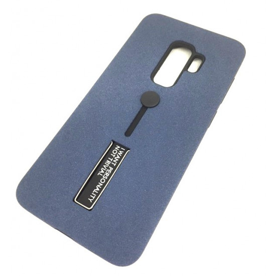 Capa Kickstand Matte Con Alza De Dedo Samsung Galaxy S9 G960 Azul